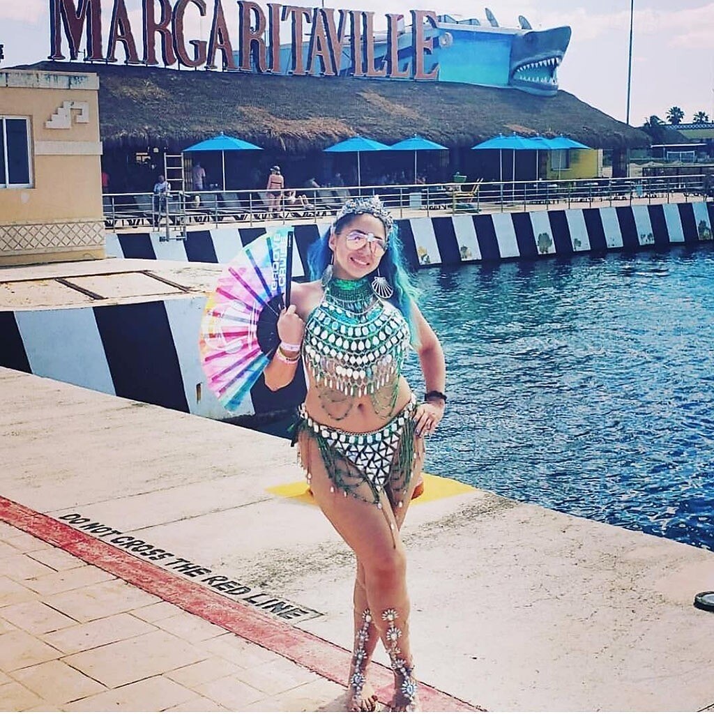 Samba Dancewear Iridescent Gem Gold Chain Belly Dance Setl Performance Costume 2026 - €46.08 –P5