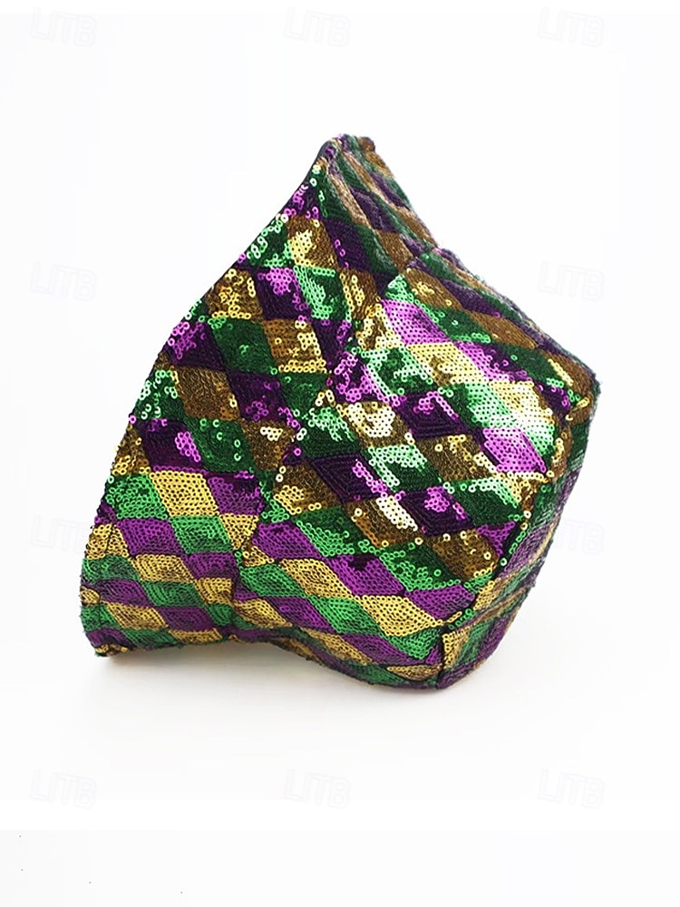 cappello da pescatore con paillettes da donna – due modelli disponibili, poliestere, perfetto per il martedì grasso e le feste del 2026 a $14.99 –P4