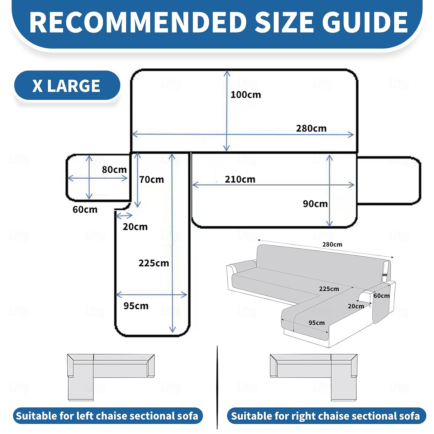 Wodoodporny, antypoślizgowy pokrowiec na sofę dla zwierząt, mata dla psa, ochraniacz na sofę, pokrowiec na lewą i prawą leżankę 2026 - $58.99 –P3