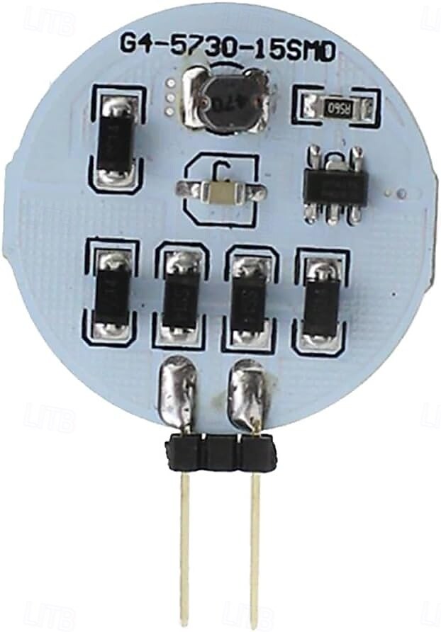 G4 LED izzó, fehér/piros/kék/zöld színű kéttűs LED korong, JC oldalsó érintkezővel, 12V-24V AC/DC alacsony feszültség, CRI 85, 350 lumen 10 db 2026 - $52.99 –P2