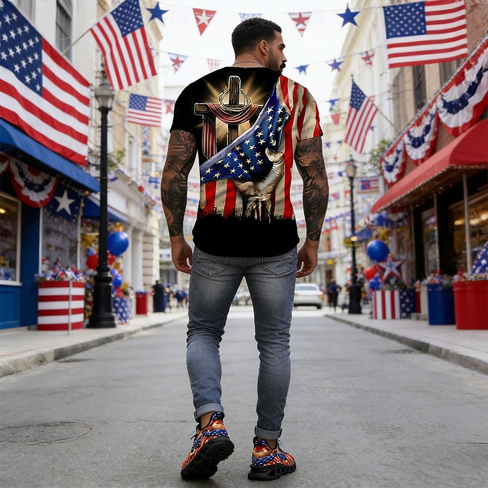 Αθλητικά Παπούτσια Γυναίκες 250η Επέτειος Ηνωμένων Πολιτειών Πατριωτικά Αμερικανικά Παπούτσια Τολμηρός Γραφικός Σχεδιασμός Ελαφρύ Άνετο Παπούτσια για την Εορτή της Εργατικής Πρωτομαγιάς 2026 - $42.99 –P1