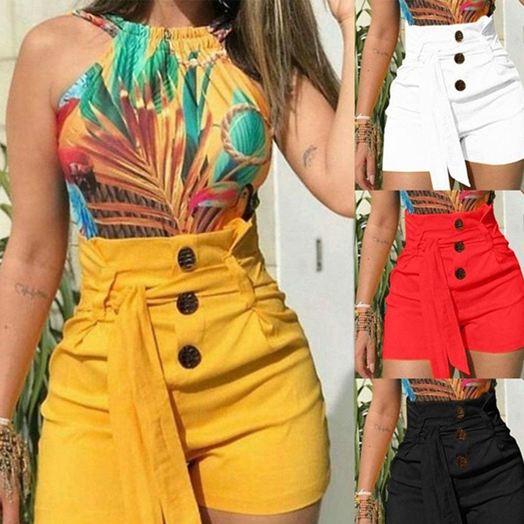 Damen Shorts Sommerhose Sommershorts Strandshorts Urlaub Mode Alltagstauglich Kurz Hohe Taille Einfarbig Einfach Kordelzug Reißverschluss Komfort Schnelltrocknend Weich Mikroelastisch Streetwear 2026 - $24.99 –P1