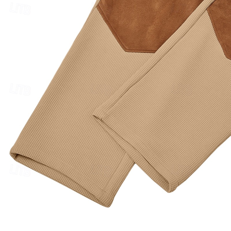 Ανδρικά Βάφλα Παντελόνια με τσέπες Παντελόνια Casual παντελόνι Τσέπη Ελαστική μέση Πολλαπλή τσέπη Σκέτο Άνεση Moale Πλήρες μήκος Causal Καθημερινά ΕΞΩΤΕΡΙΚΟΥ ΧΩΡΟΥ Διακοπές Μοντέρνα Μαύρο Πράσινο Χακί 2026 - $21.49 –P9