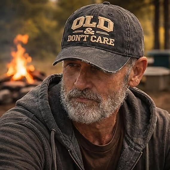 Vintage Distressed Old & Don't Care Cap, Classic Dad Hat Adjustable Cotton Retirement Baseball Cap, Cotton Dad Hat, Fun Adjustable Trucker Hats for Men Women, Funny Gifts 2026 - $21.99 –P2