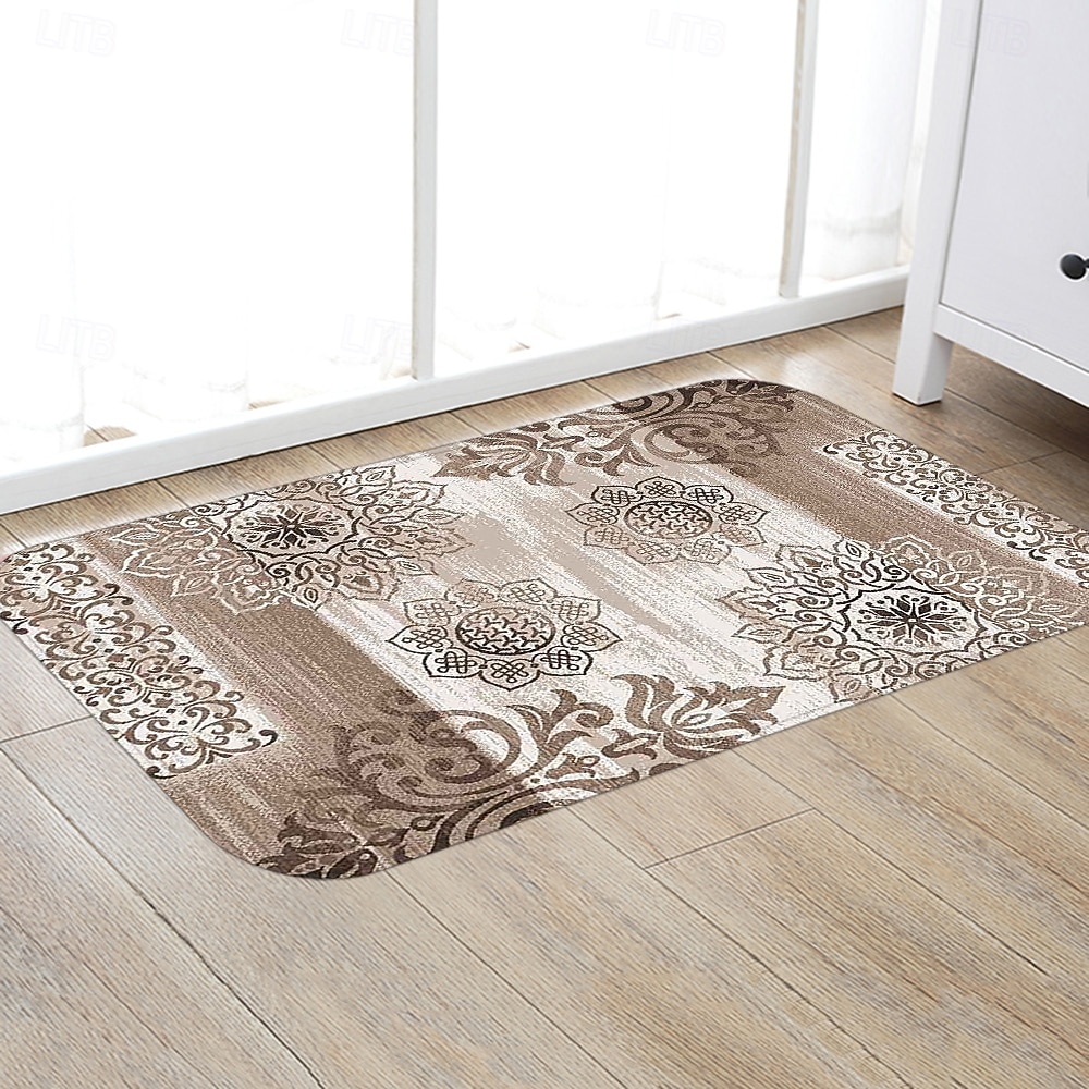 Hallway Runner Rug Bohemian Patterned Flannel Fabric Printed Home Floor Decoration Mat Non Slip Soft Door Mat Entrance Bathroom Floor Rug 2026 - $18.99 –P4