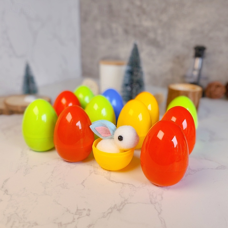 16 Pcs Easter Basket Stuffers Mini Plush Bunnies in Egg Shells, Assorted Pom Pom Rabbits for Easter Egg Hunt, Kids Party Favors, Classroom Rewards, Goodie Bag Fillers, Spring Gift Decor 2026 - $31.99 –P4