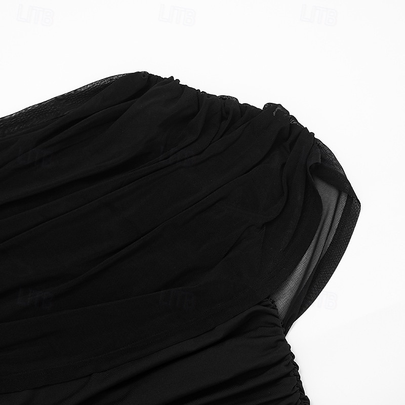 Dame T skjorte Rynket Lapper Grafisk عادي Stilfull Varmt Sexy Ermeløs Ermeløs Cowl-hals Vanlige topper Daglig Ut på byen Helg Svart Hvit Brun Vår Høst Vinter 2026 - $22.99 –P4