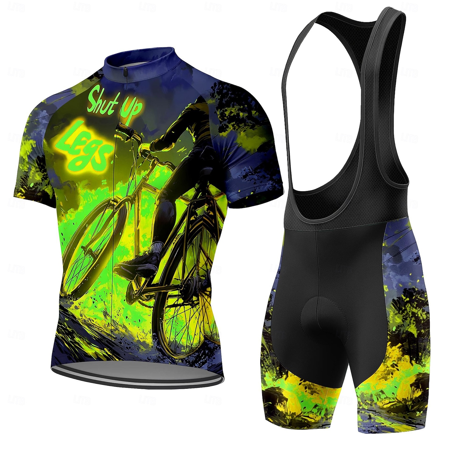 Ανδρικά Φανέλα ποδηλασίας Αθλητική φανέλα και σορτς ποδηλασίας Κοντομάνικο Ποδηλασία Βουνού Ποδηλασία Δρόμου Καλοκαίρι Άνοιξη Θαλασσί Ρουμπίνι Βυσσινί Κινούμενα σχέδια Πεπαλαιωμένο Ποδήλατο 2026 - $49.99 –P6