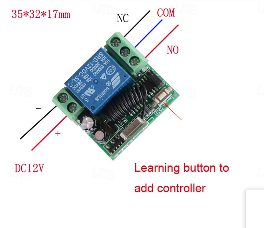 DC12V 1CH RF Wireless Remote Control Switches With Learning Code Momentary Toggle Latched Can Change 433mhz 2026 - $14.99 –P6