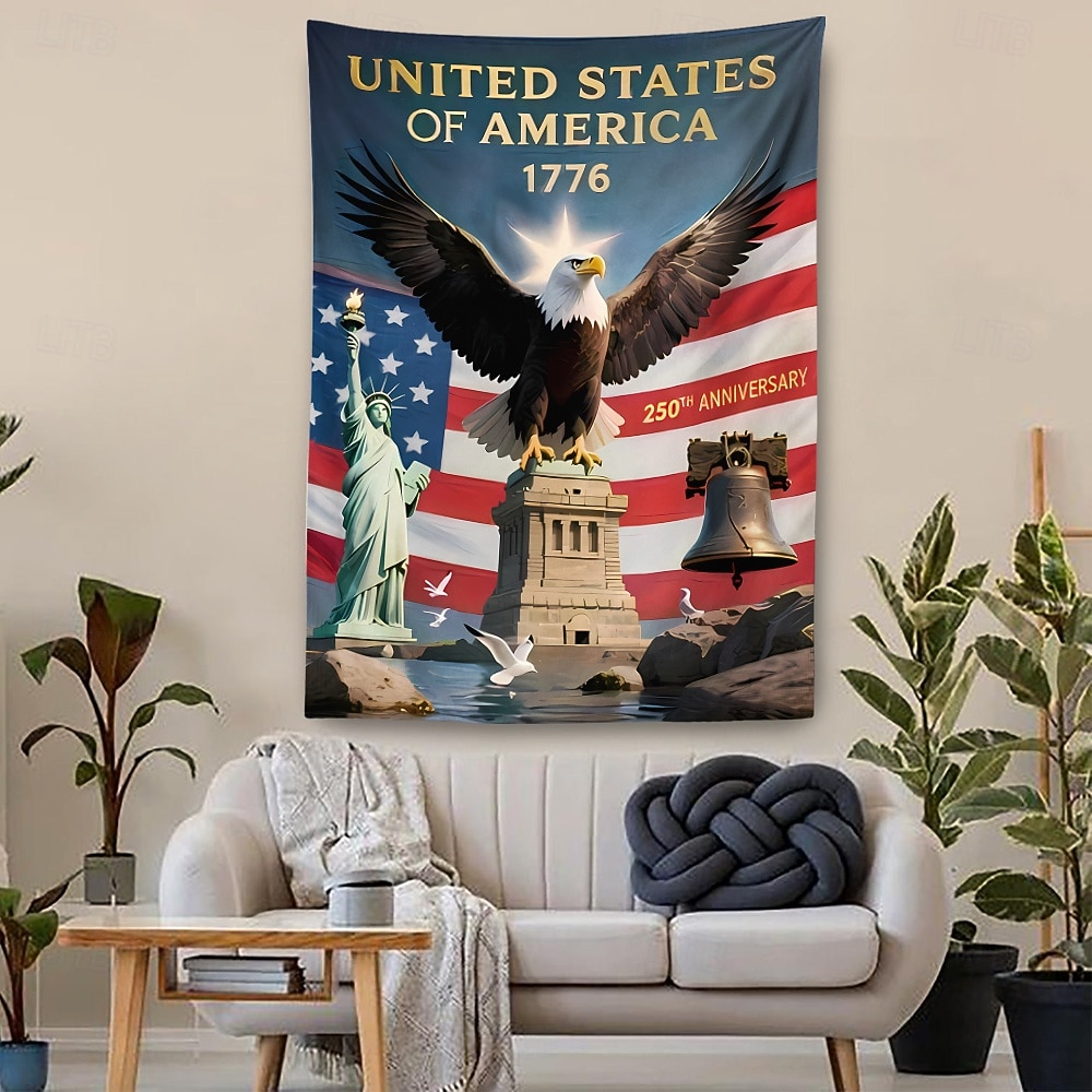 Independence Day Tapestry Banners Blanket Flag 3D Bedroom Living Room Dorm Teens Room College Dorm Wall Porch Home Decor 2026 - $20.99 –P3