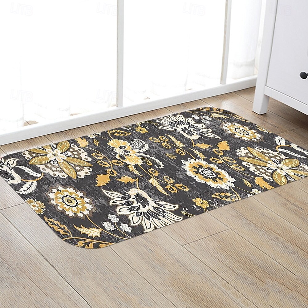 Hallway Runner Rug Bohemian Patterned Flannel Fabric Printed Home Floor Decoration Mat Non Slip Soft Door Mat Entrance Bathroom Floor Rug 2026 - $18.99 –P5