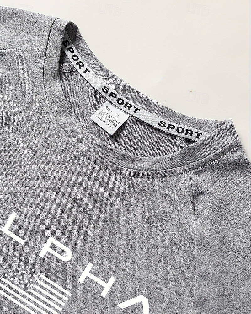 Homme 250e anniversaire de l'Amérique Jour de l'Indépendance Lettre T-shirt de course T-shirt de compression Printemps Automne manche longue Séchage Rapide Compression Évacuation de l'Humidité de 2026 ? $22.99 –P22