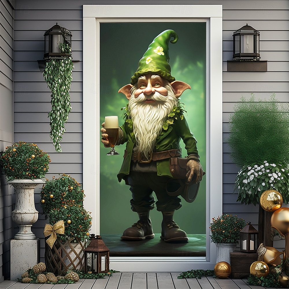 St. Patrick's Day Posters Door Cover Outdoor Banners Green Hat Shamrock Cute 3D Party Dorm Teens Room College Dorm Guys Man Cave Frat Bedroom Shooting Backgrounds Home Decor 2026 - $19.99 –P9