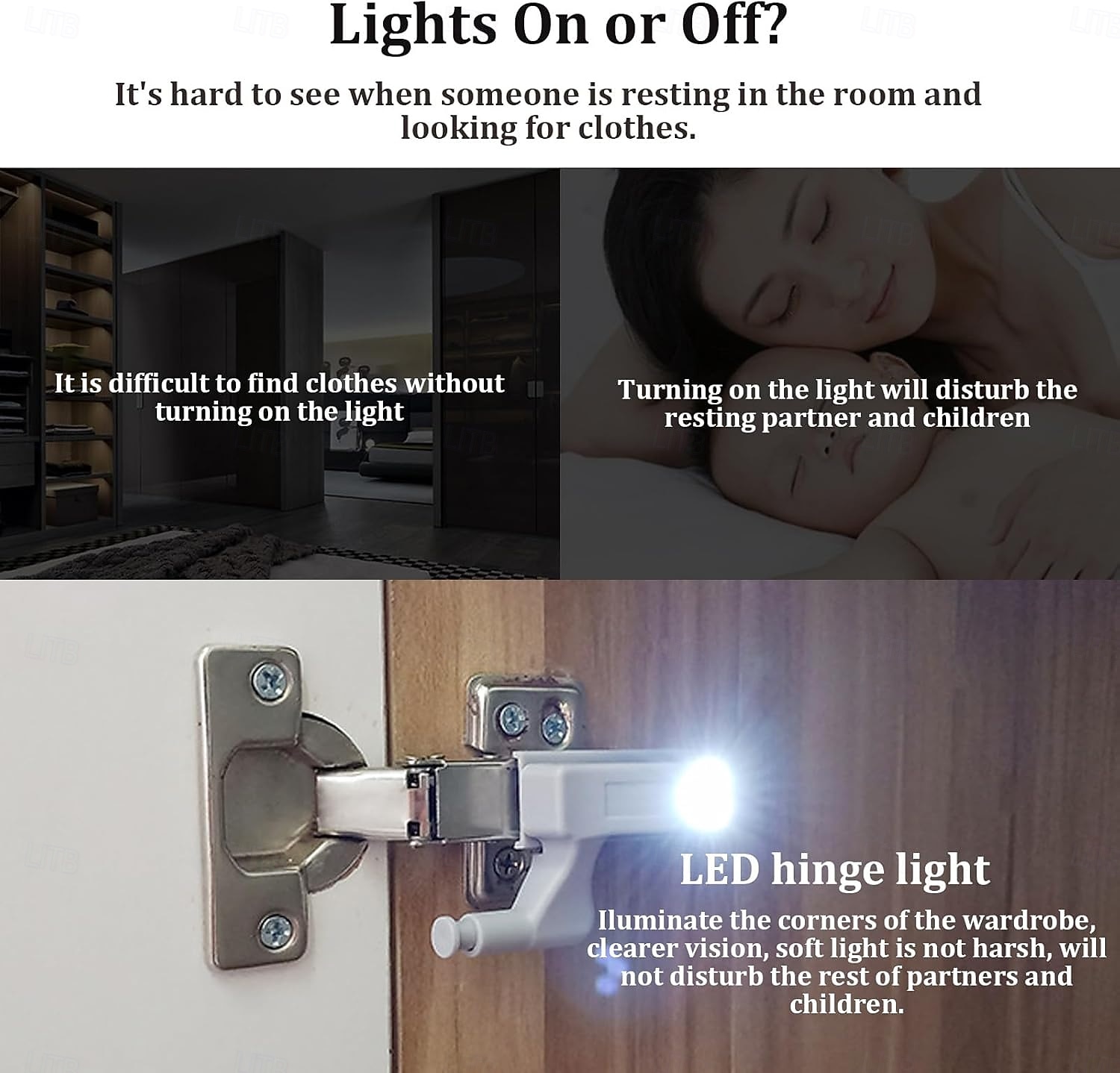 مجموعة من 10 مصابيح LED بمستشعر مفصلي - مصابيح ذكية تعمل باللمس للخزائن، مناسبة لخزائن المطبخ، وخزائن الملابس، وغرف المعيشة، وغرف النوم، وخزائن الملابس. 2026 - $17.99 –P5