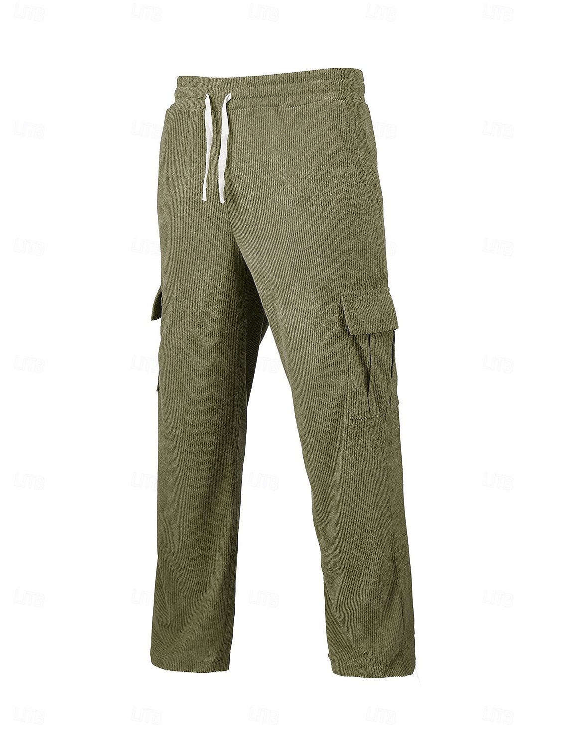 Homme Pantalons Pantalon en velours côtelé Pantalons Amples Pantalon décontracté Taille Élastique Jambe Droite Couleur Unie Confort Évacuation de l'Humidité Longueur complète Occasionnel Quotidien de 2026 ? $25.99 –P15