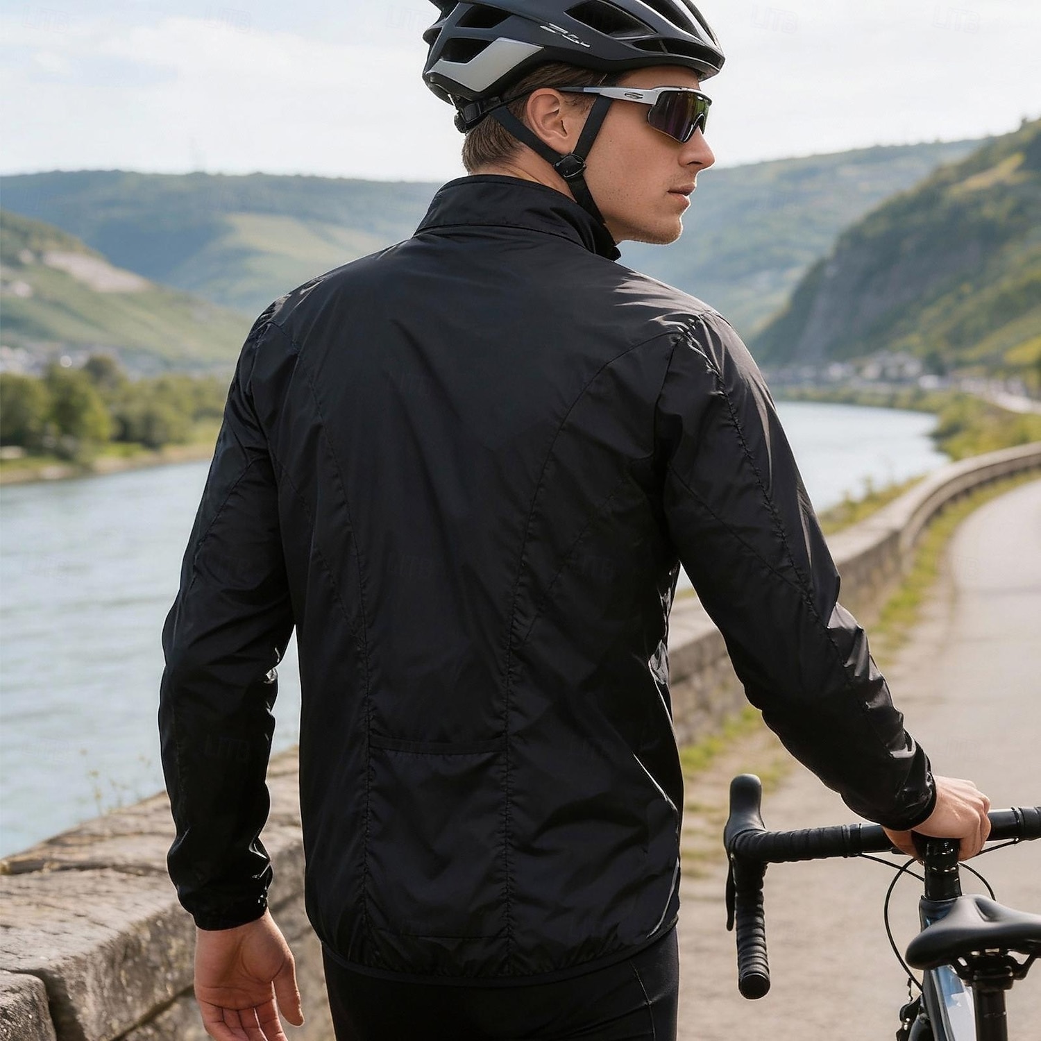 Jaqueta corta-vento unissex para ciclismo de estrada, primavera e outono, da marca Wosawe. Ideal para uso casual, à prova de vento e impermeável. Modelo BF224. de 2026 por $40.99 –P11