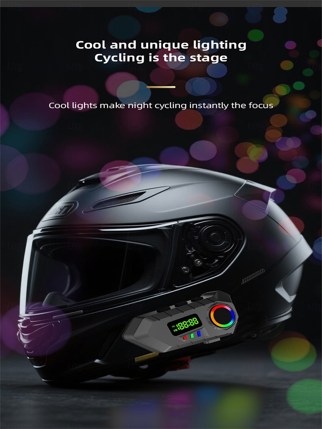Nieuwe Y30A cross-border motorhelm Bluetooth-oortjes voor motorrijden met een groot bereik voor luisteren, muziek en bellen. 2026 - $28.99 –P6
