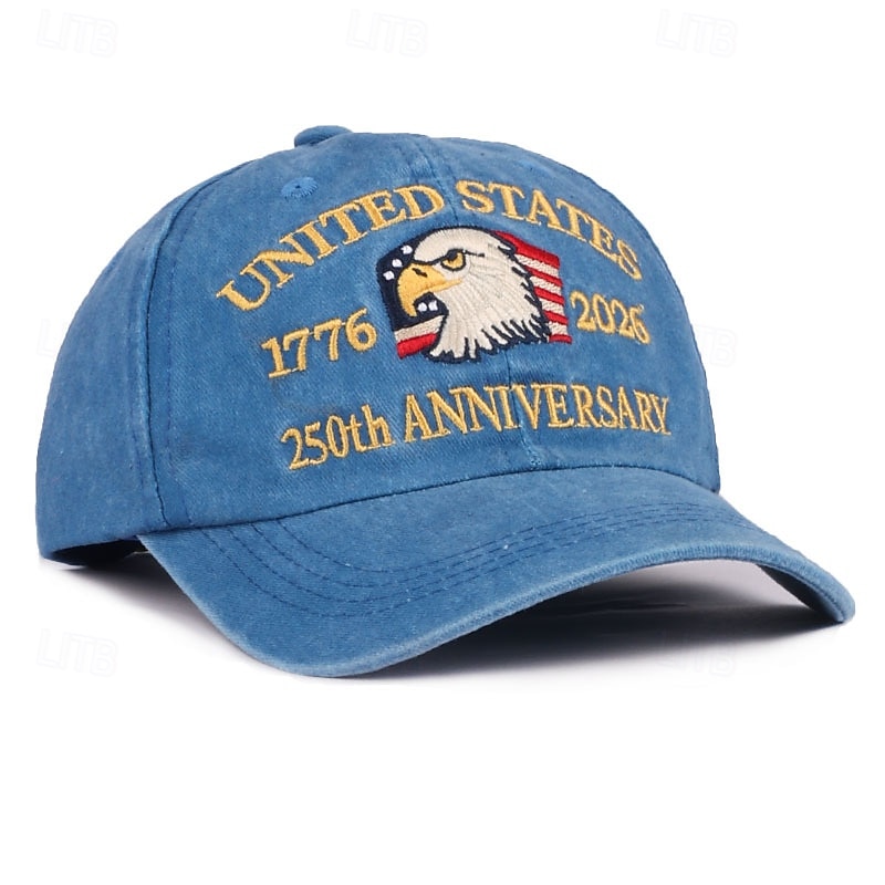 Gorra de Béisbol Águila Bandera estadounidense Retro Antiguo Herencia Patriótico 1776-2026 para Unisexo Adulto Impresión 3D  para Día de la Independencia 4 de julio Exterior Casual Diario Desfile 2026 - $20.99 –P13