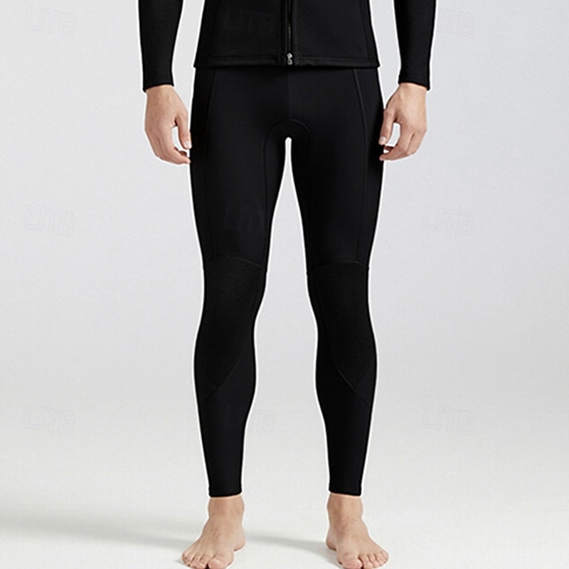 Homens Fato de mergulho Calças de neoprene de 3 mm para roupa de mergulho Calças térmicas para mergulho Cor Sólida Térmica Espessado Proteção UV Roupa de Banho Calças Surfe Mergulho Snorkeling Verão de 2026 por $39.99 –P3