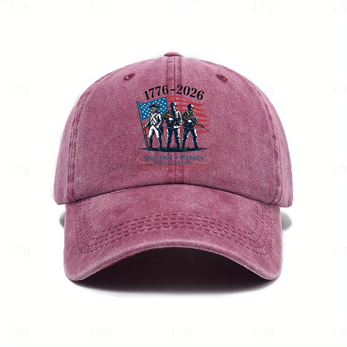 Gorra de Béisbol Bandera estadounidense Retro Antiguo Herencia Patriótico 1776-2026 para Unisexo Adulto Impresión 3D  para Día de la Independencia 4 de julio Exterior Casual Diario 2026 - $15.49 –P2