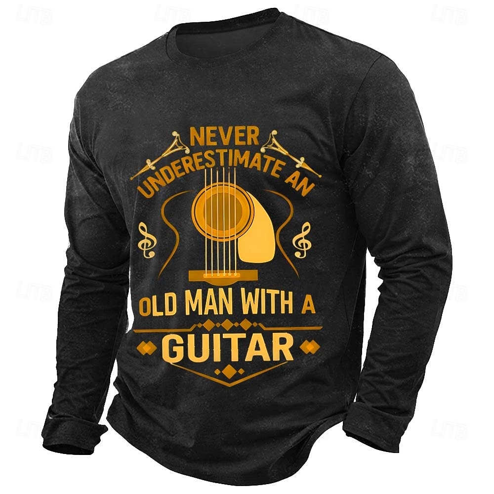 Ανδρικά Αστεία αργκό Μπλουζάκι Μακρυμάνικο Κοντομάνικη μπλούζα 3D εκτύπωση Στρογγυλή Ψηλή Λαιμόκοψη Πουκάμισο Μοντέρνα Καθημερινά Βασικό Causal Καθημερινά Δρόμος Θαλασσί Μαύρο Πράσινο του τριφυλλιού 2026 - $23.99 –P1