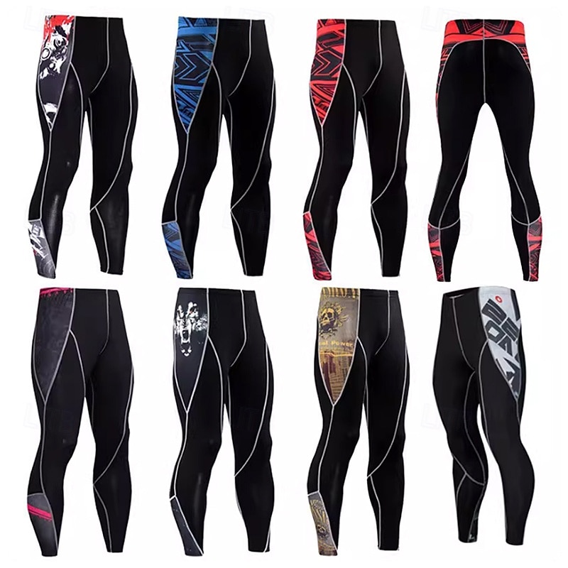 Herr Löparbyxor Kompressionsbyxor Sportunderställ Elastiskt midjeband Underdelar Ledigt Utomhus Semester Vår Höst Snabb tork Lättvikt Mjuk Gymträning Aktiv träning Träning Smal passform Sportkläder 2026 - $13.99 –P1