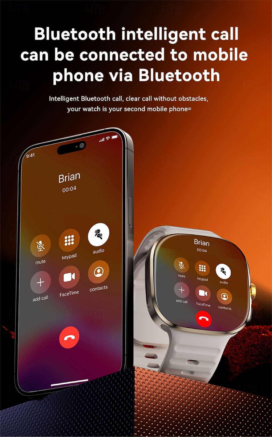M99 Smartklokke 2.14 tommers Smartklokke 3G 4G 3G Skritteller Samtalepåminnelse Aktivitetsmonitor Kompatibel med Android iOS Herre GPS Lang ventetid Vanntett IP68 50mm urkasse 2026 - $158.99 –P10
