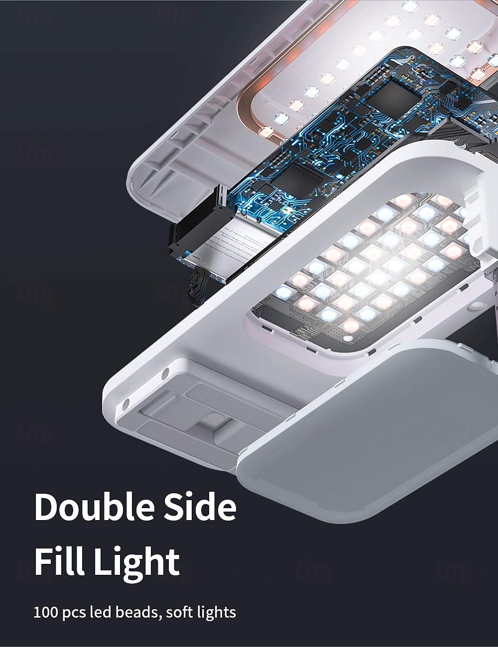 2 Paquet Support de Téléphone Portable avec Lumière LED Dimmable pour Streaming en Direct Maquillage YouTube TikTok Lumière Anneau LED Dimmable pour iPhone  Téléphone Android de 2026 ? $84.99 –P4