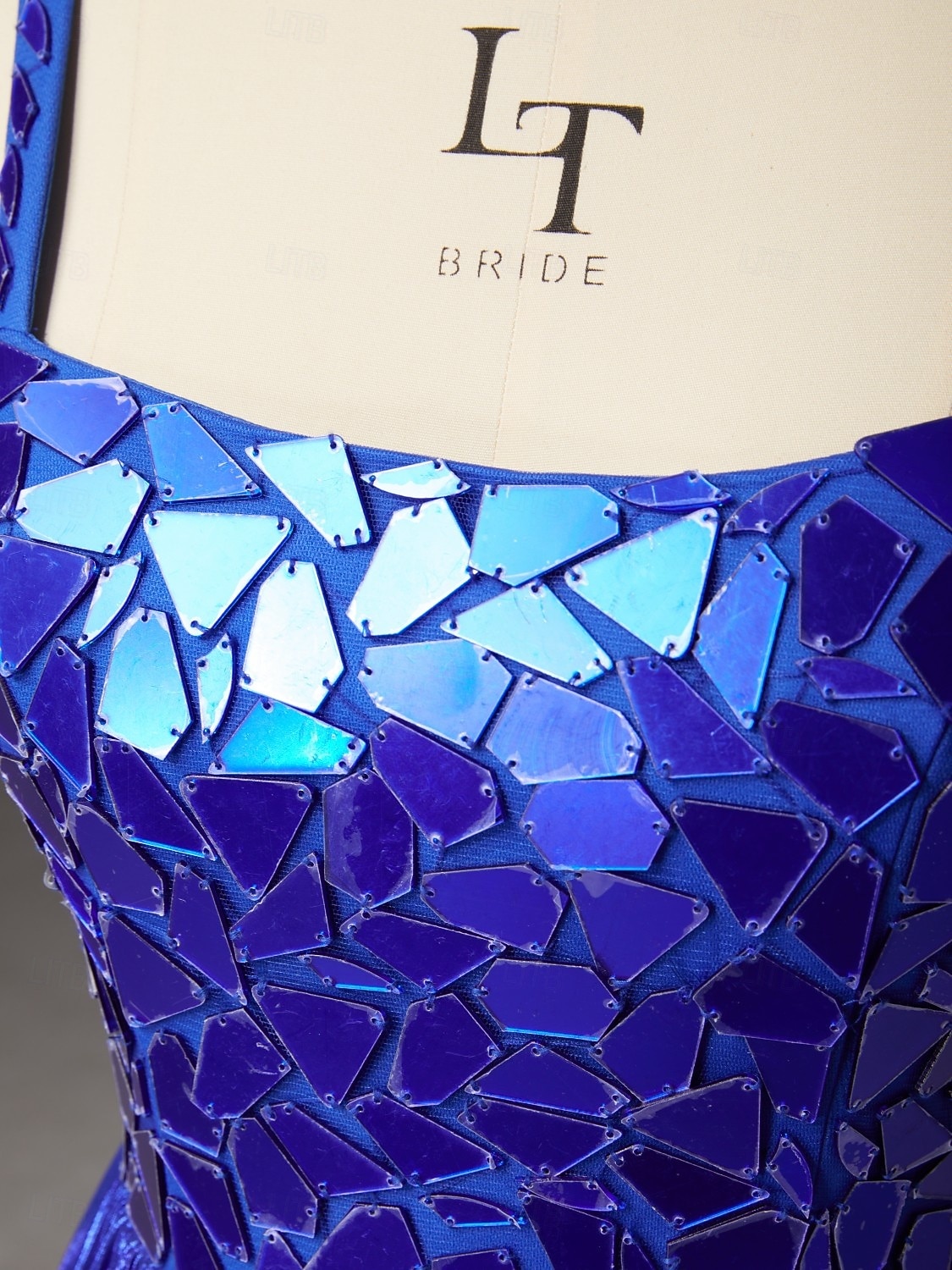 Linea ad A Strascico a Terra Abito da invitata a nozze Abito Formale Abito da sera Abito da Sera Elegante Scintillante Stile Celebrità Senza Maniche Spalline sottili Festa serale Matrimonio con del 2026 a $153.99 –P10