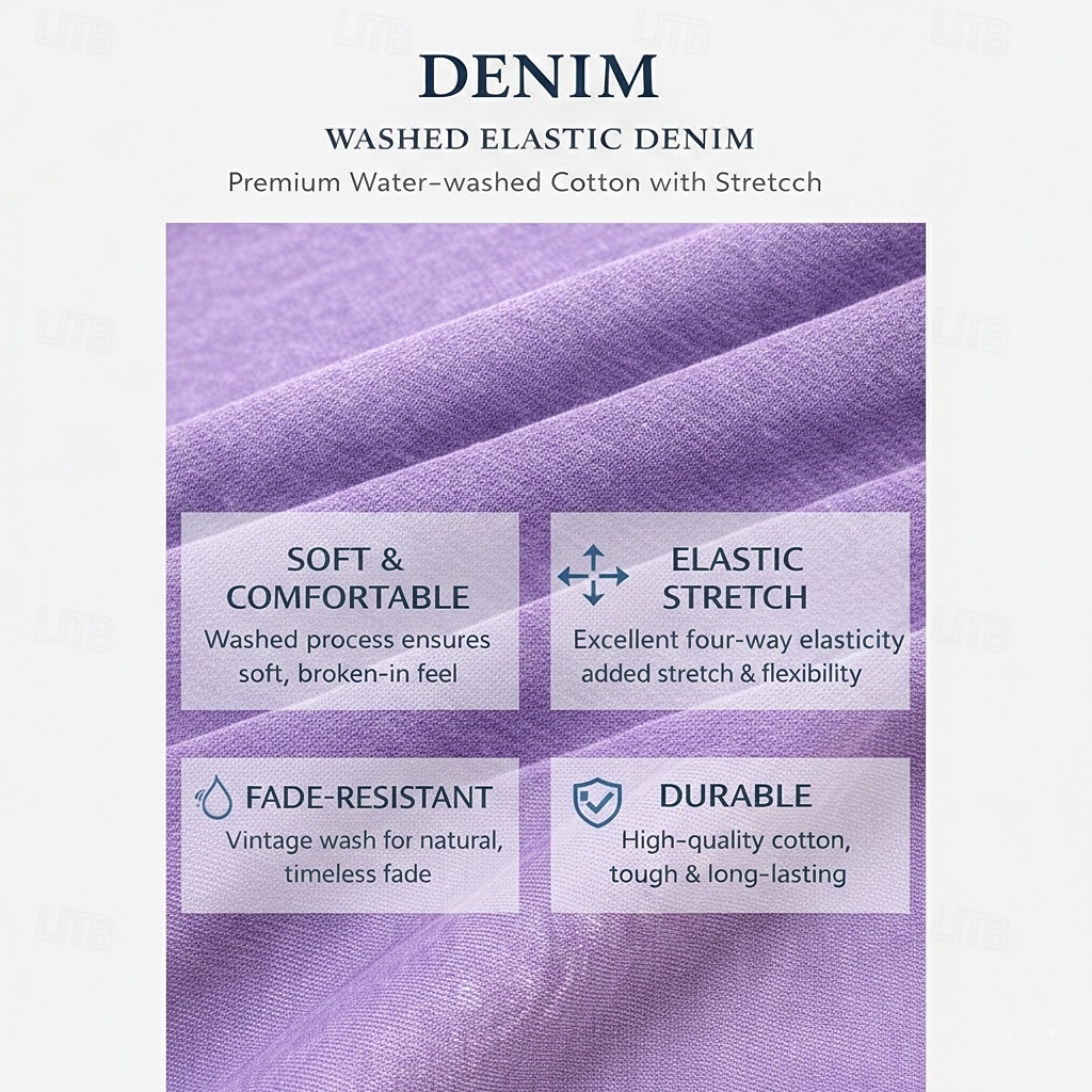 Men's T Shirt Henley Shirt 100% Cotton Acid Wash Shirt Tee Top Long Sleeve Plain Vintage Streetwear Casual Washed Raglan Sleeves Stand Collar Henley Casual Home Street Spring Fall Fall & Winter Black 2026 - $29.99 –P1