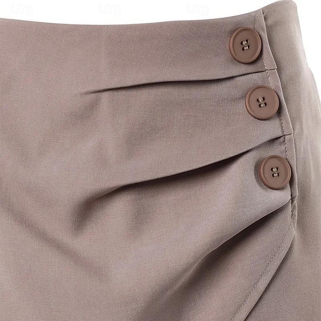 Per donna Shorts Pantaloncini Estivi Shorts da Spiaggia Vacanza Moda Casual Quotidiano Corto Misura del girovita medio Tinta unica Cerniera Elastico in vita Fibbia Comodità Asciugatura Rapida Morbido del 2026 a $21.99 –P9