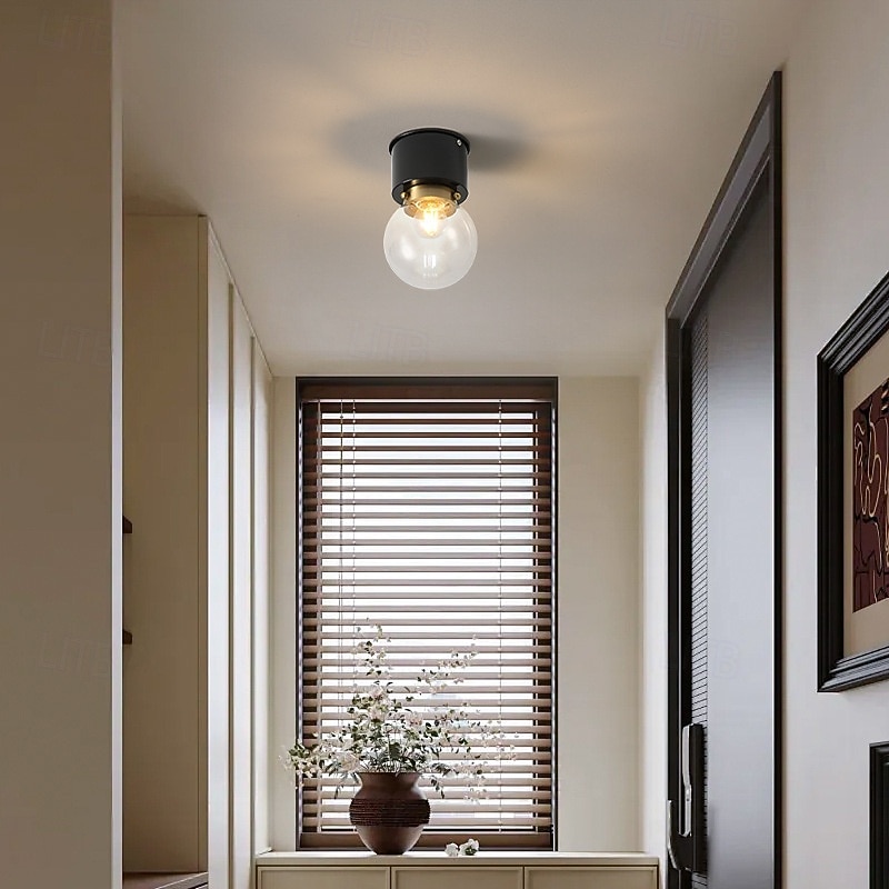 Современный простой потолочный светильник для коридора, креативный круглый стеклянный шар, рождественская тематика, 1 шт. 2026 - $79.99 –P5