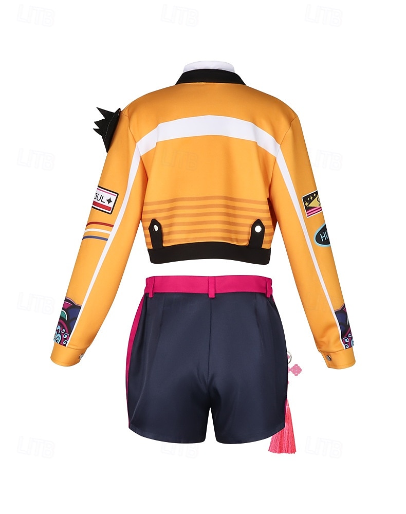 Εμπνευσμένο από την K-pop Κορεατικό Idol εμπνευσμένο Pop Star Στολές Φανταχτερή στολή Εικονικό είδωλο for Γυναικεία Ενήλικες Απόκριες Επίδοση Comic Con Έκθεση Anime 2026 - $62.99 –P6