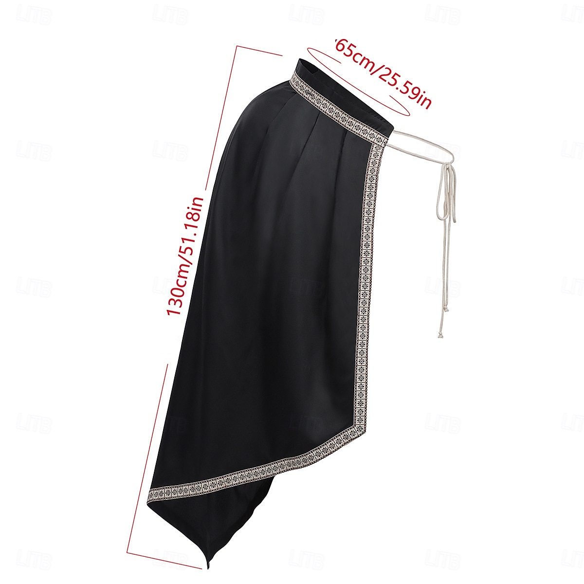 Retro / vintage Keskiaika Renessanssi Viitta Shaalit Soturi Ritari Kelttiläinen ritari Naamiaispuku Miesten Kelttiläinen Halloween Karnevaali Renessanssin messut LARP Aikuisten Viitta 2026 - $38.99 –P7