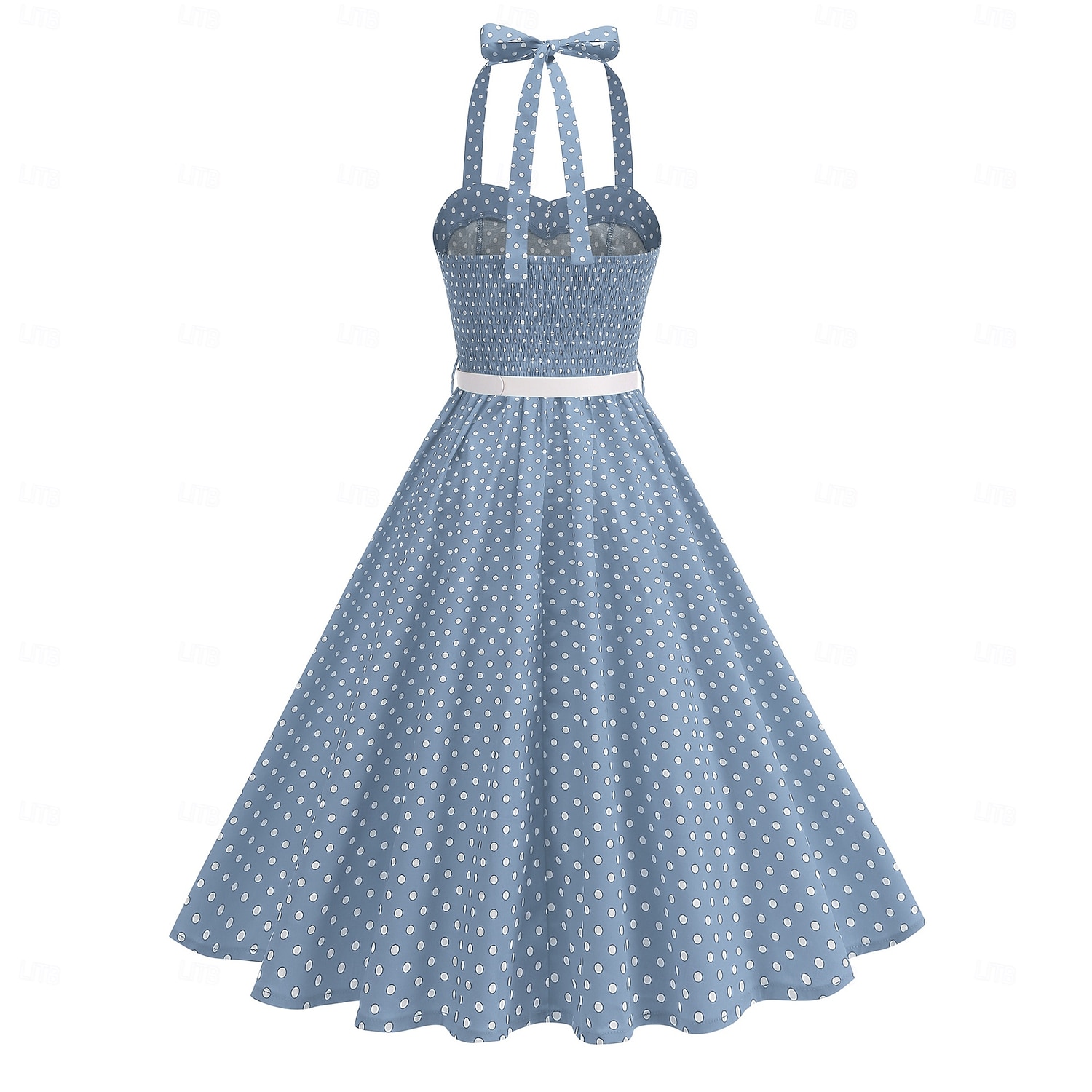 1950s Retro Vintage Rockabilly Midi Swing Dress Flare Dress Sleeveless Polka dots Fit & Flare Swing Fancy Dress Women's Carnival Valentine's Day Masquerade Vacation Dailywear Bachelorette Party 2026 - $49.99 –P10