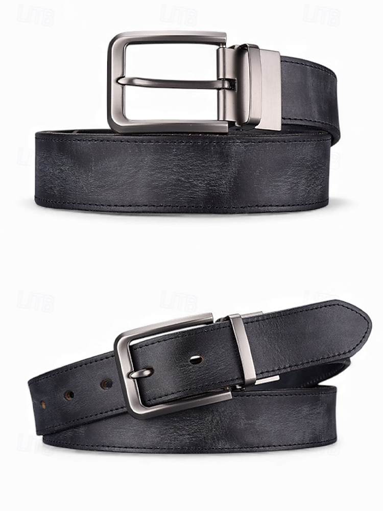 Ceinture pour homme en cuir véritable, tailles ajustables, plusieurs couleurs, design élégant pour les mariages et le quotidien de 2026 ? $29.99 –P7