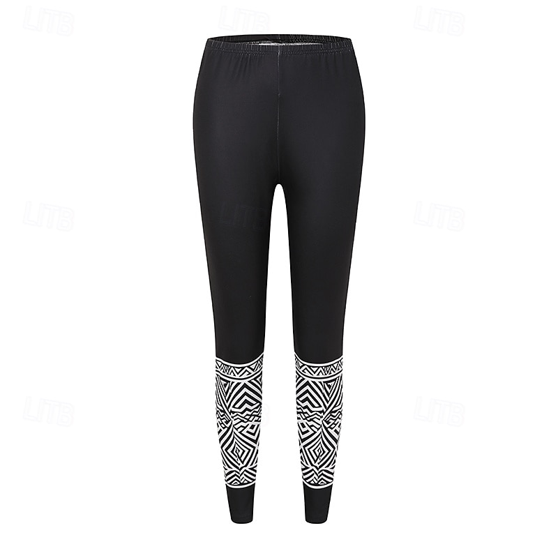 Damen Leggings Gemütliche Leggings Urlaub Vintage Ethno-Stil Volle Länge Hohe Taille Grafik Drucken Bequem Hohe Elastizität Lässig Täglich Urlaub Navy-Blau Dunkellila Schwarz Olive Frühling Herbst 2026 - $19.99 –P8
