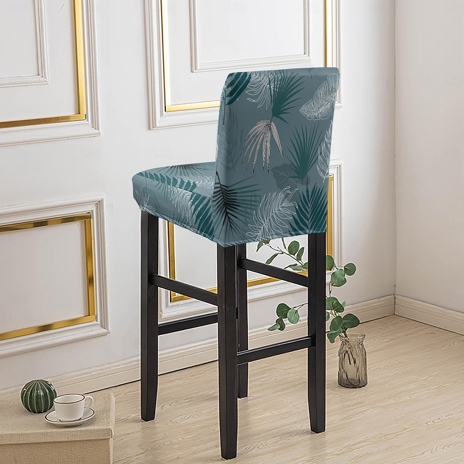 Capas elásticas estampadas para banquetas de bar (1/2/4/6 peças), capas protetoras para cadeiras de encosto baixo, ideais para casa, hotel e sala de jantar. de 2026 por $14.99 –P7