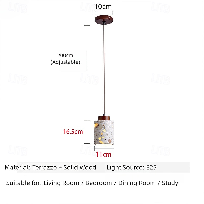 12 cm تصميم الجزيرة أضواء معلقة حجر طلاء ملون معاصر 110-240 فولت 2026 - $94.99 –P4