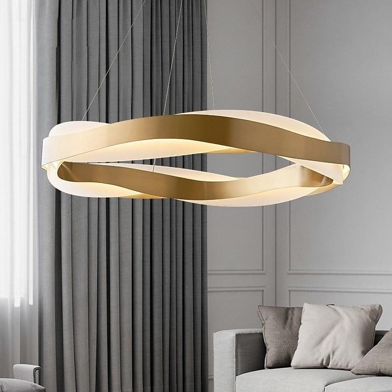 Nordic Modern Ring LED 3 Color 65/80cm Chandelier for Living Room Bedroom Dining Table Pendant Lamp Home Decor Lighting,Ceiling Pendant Light 2026 - $649.99 –P6