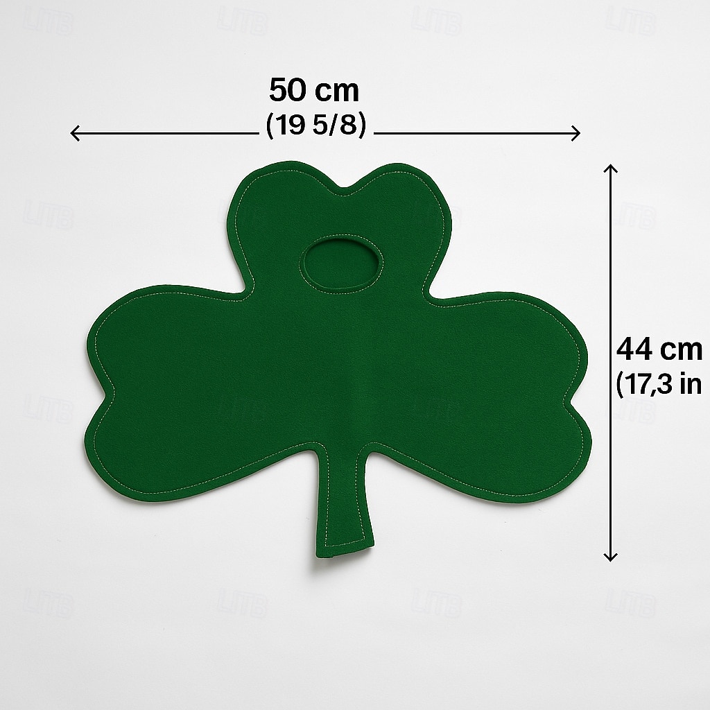 Костюм гуся для крыльца на День Святого Патрика, 23-дюймовая статуэтка гуся, ирландский клевер для лужайки. &Украшение для крыльца — только костюм, гусь в комплект не входит. 2026 - $25.99 –P6