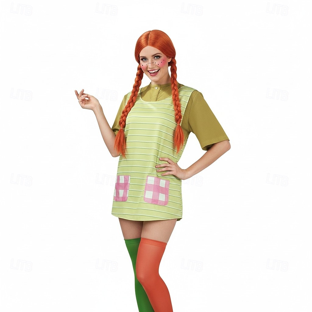 Carnaval 2026 Disfraz de lujo Chica pelirroja divertida Cosplay Adulto Mujer Víspera de Todos los Santos Carnaval Fiesta Disfrazarse 2026 - $44.99 –P9