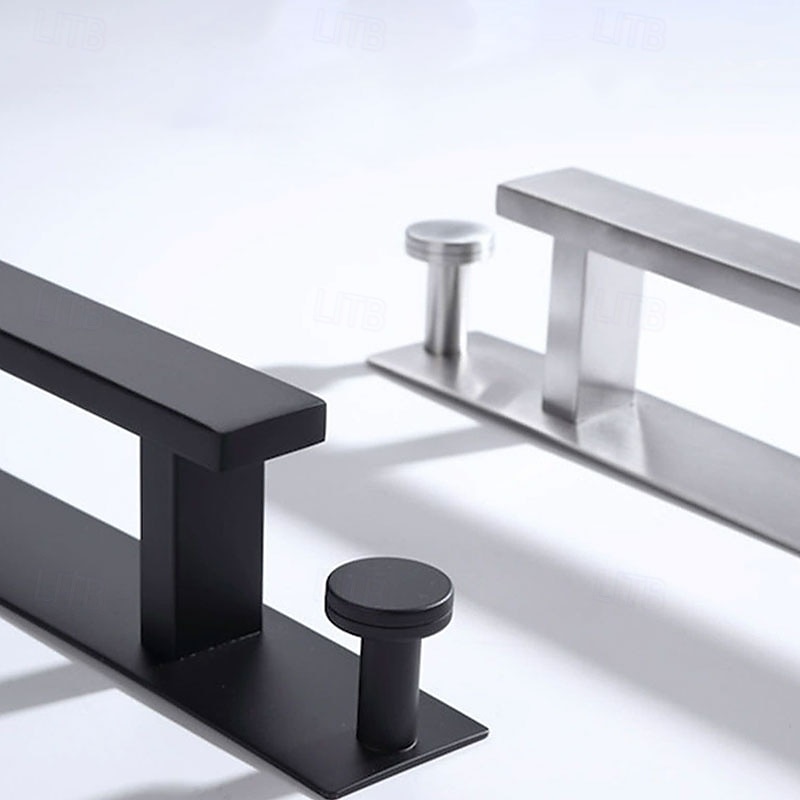 Wieszak na ręczniki / Wieszak na szlafrok / Półka łazienkowa Nowy design / Samoprzylepne / Kreatywne Nowoczesny Stal nierdzewna / Stal niskowęglowa / Metal 1 szt. - Łazienka Pojedynczy / 1-wieszak na 2026 - $47.99 –P7