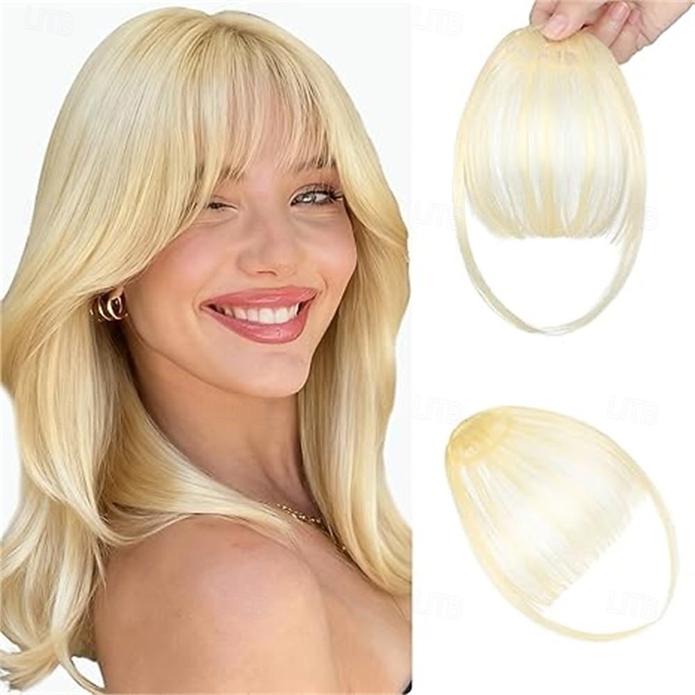 frangia a clip, frangia sottile, fermaglio per capelli, frangia finta naturale, frangia con tempie, posticci per donne, frangia finta con clip, extension per capelli da indossare tutti i giorni, nero del 2026 a $10.99 –P3