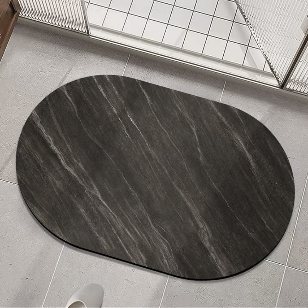 Absorberande diatomit mjuk badrumsmatta halkfri badrumsmatta för kök, entré, dusch och toalett 2026 - $17.99 –P3