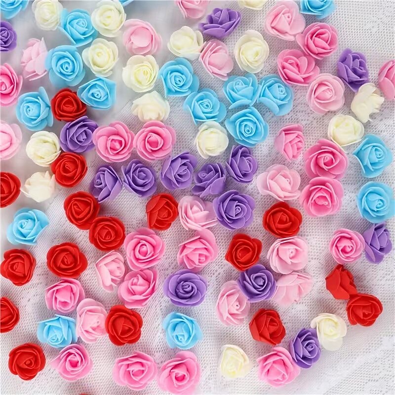 500 Artificial Rose Heads Valentine's Day Decorative Rose Bear Accessories Wedding Decorations 2026 - $19.99 –P5