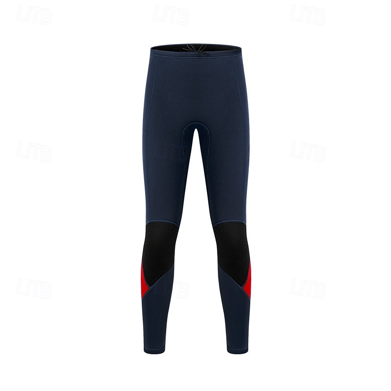 Homens Fato de mergulho Calças de neoprene de 3 mm para roupa de mergulho Calças térmicas para mergulho Cor Sólida Térmica Espessado Proteção UV Roupa de Banho Calças Surfe Mergulho Snorkeling Verão de 2026 por $39.99 –P1