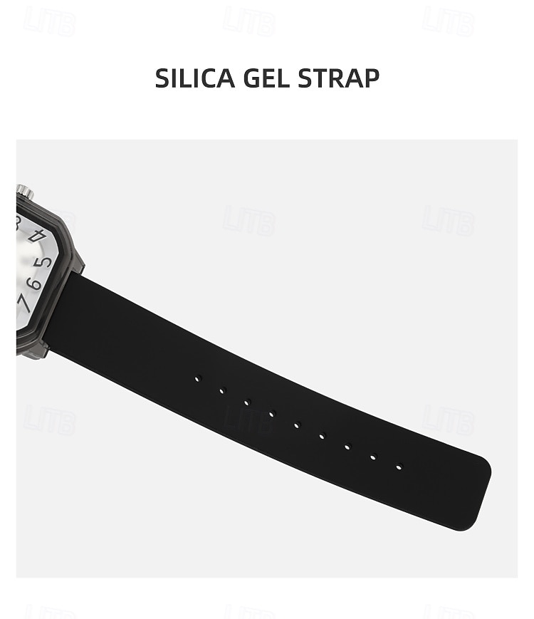 Подарок на День Матери SKMEI Мужские кварцевые часы Креативные минималистские модные повседневные светящиеся водонепроницаемые часы с мировым временем Силиконовые гелевые часы 2026 - $26.99 –P8