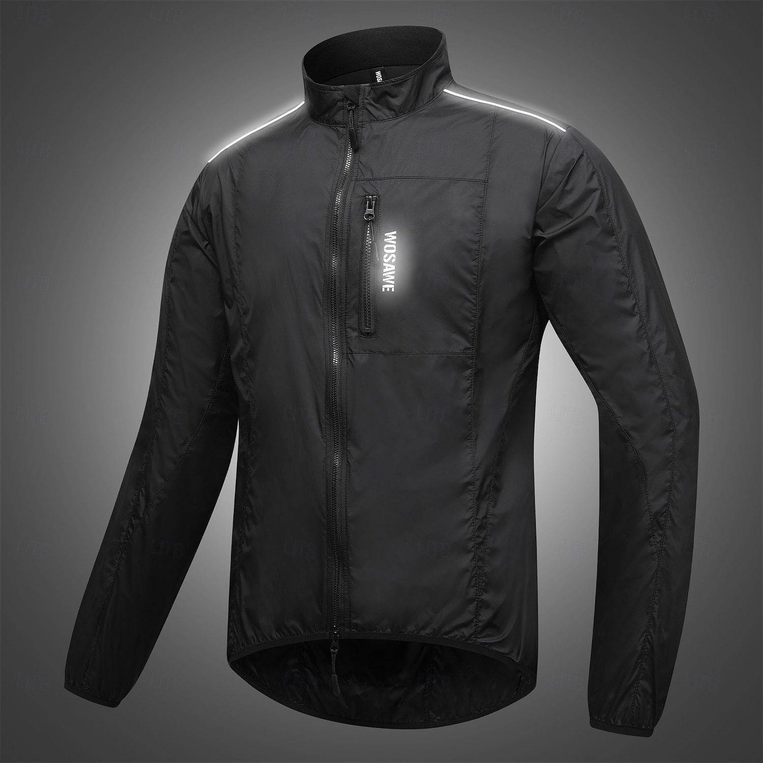 Jaqueta corta-vento unissex para ciclismo de estrada, primavera e outono, da marca Wosawe. Ideal para uso casual, à prova de vento e impermeável. Modelo BF224. de 2026 por $40.99 –P4