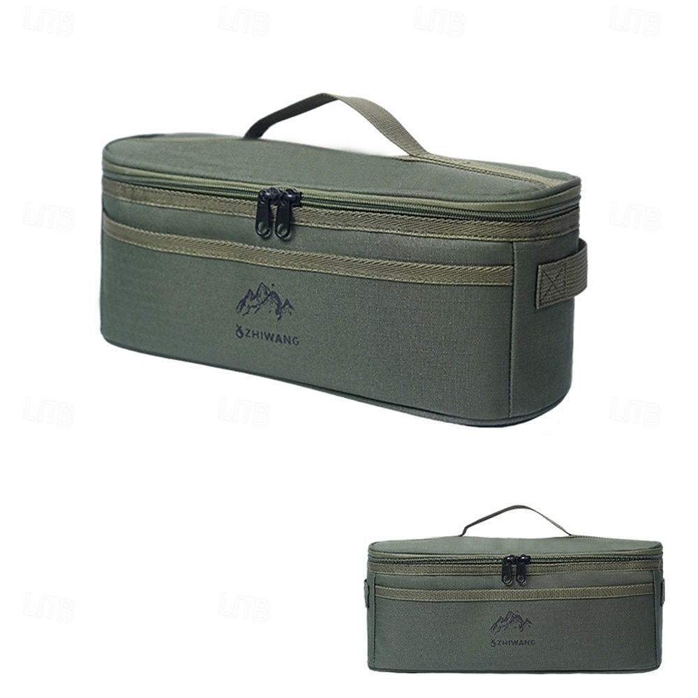 Oppbevaringspose for campingutstyr, bærbar utendørs kjøkkenorganisator for gryter, boller, bestikk &bestikk, multifunksjonell campingutstyrsbæreveske med beskyttende polstring 2026 - $9.99 –P5